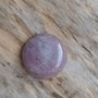 Cabochon cuart strawberry, 25 mm