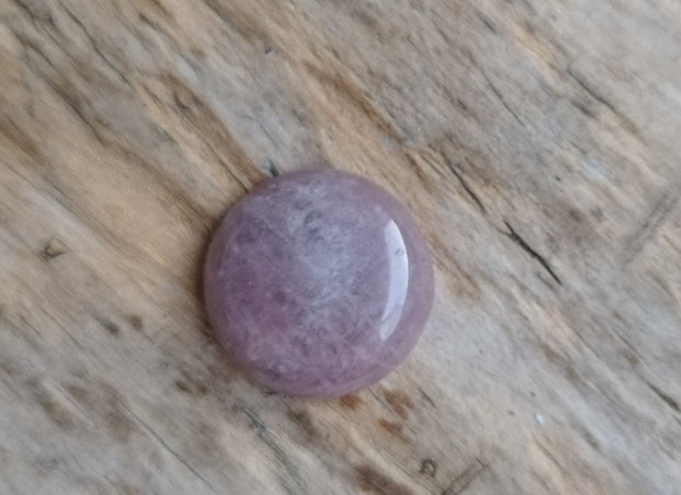 Cabochon cuart strawberry, 25 mm