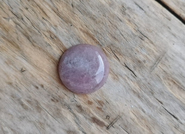 Cabochon cuart strawberry, 25 mm