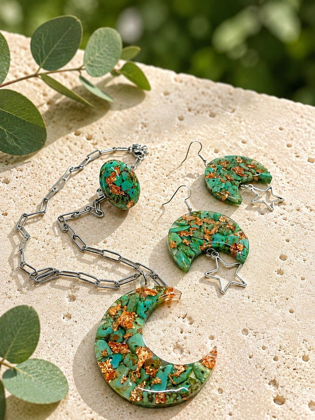 Set bijuterii Crisocolla 02224