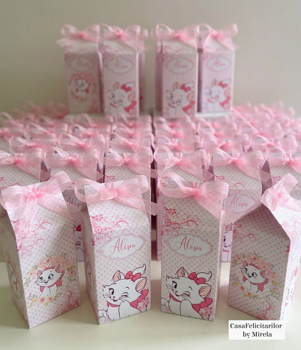 Cutii Pisicuța Marie personalizate