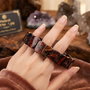 Bratara elastica din Pietersit brun - roscat - BR764 - bratara pietersit, bratara pietre semipretioase, bratara roscata, cadou sotie, cadou romantic, cadou aniversare