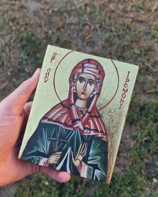 Icoane pictate manual pe comandă
