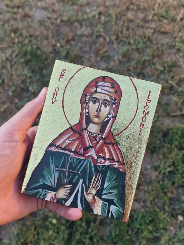 Icoane pictate manual pe comandă
