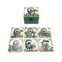 Set lemn decorat si pictat manual,  Ariciul gradinar 4685