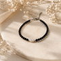 Bratara onix si perla de cultura