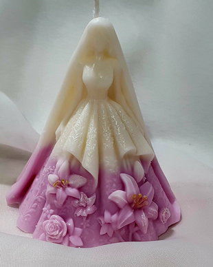 Lumânare decorativă handmade   Mărturie de nuntă
