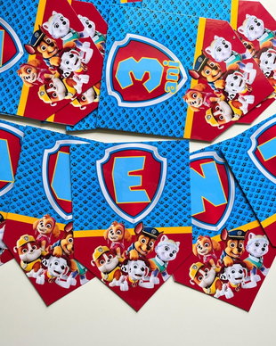 Ghirlandă Paw Patrol/Ghirlandă Patrula Cățelușilor