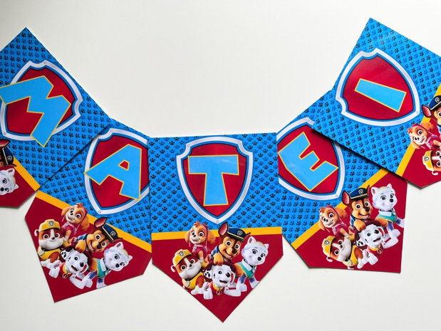 Ghirlandă Paw Patrol/Ghirlandă Patrula Cățelușilor