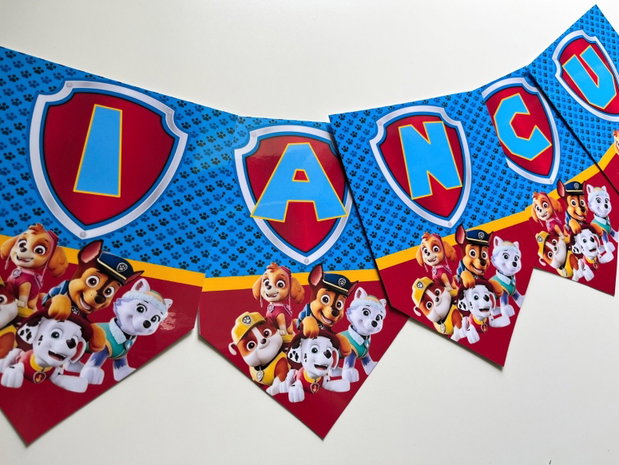 Ghirlandă Paw Patrol/Ghirlandă Patrula Cățelușilor