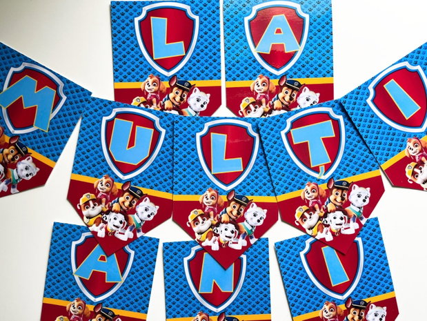 Ghirlandă Paw Patrol/Ghirlandă Patrula Cățelușilor