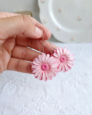 Cercei Pink Flowers