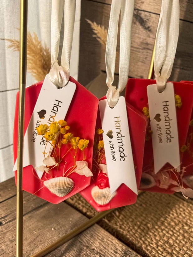 Odorizant Natural pentru Șifonier și Cameră din Ceară de Soia - Rosu - aromă Ciocolată