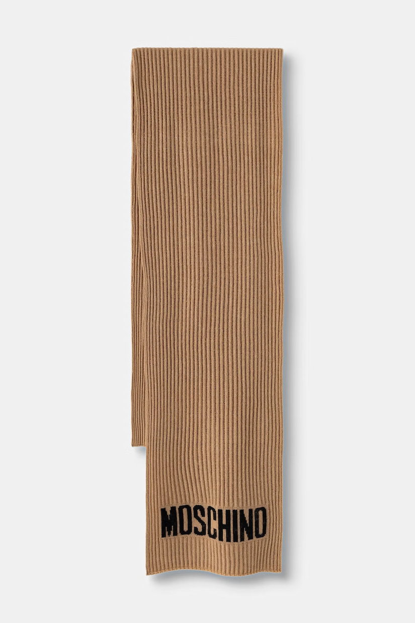 Moschino fular pentru bărbați cu lână