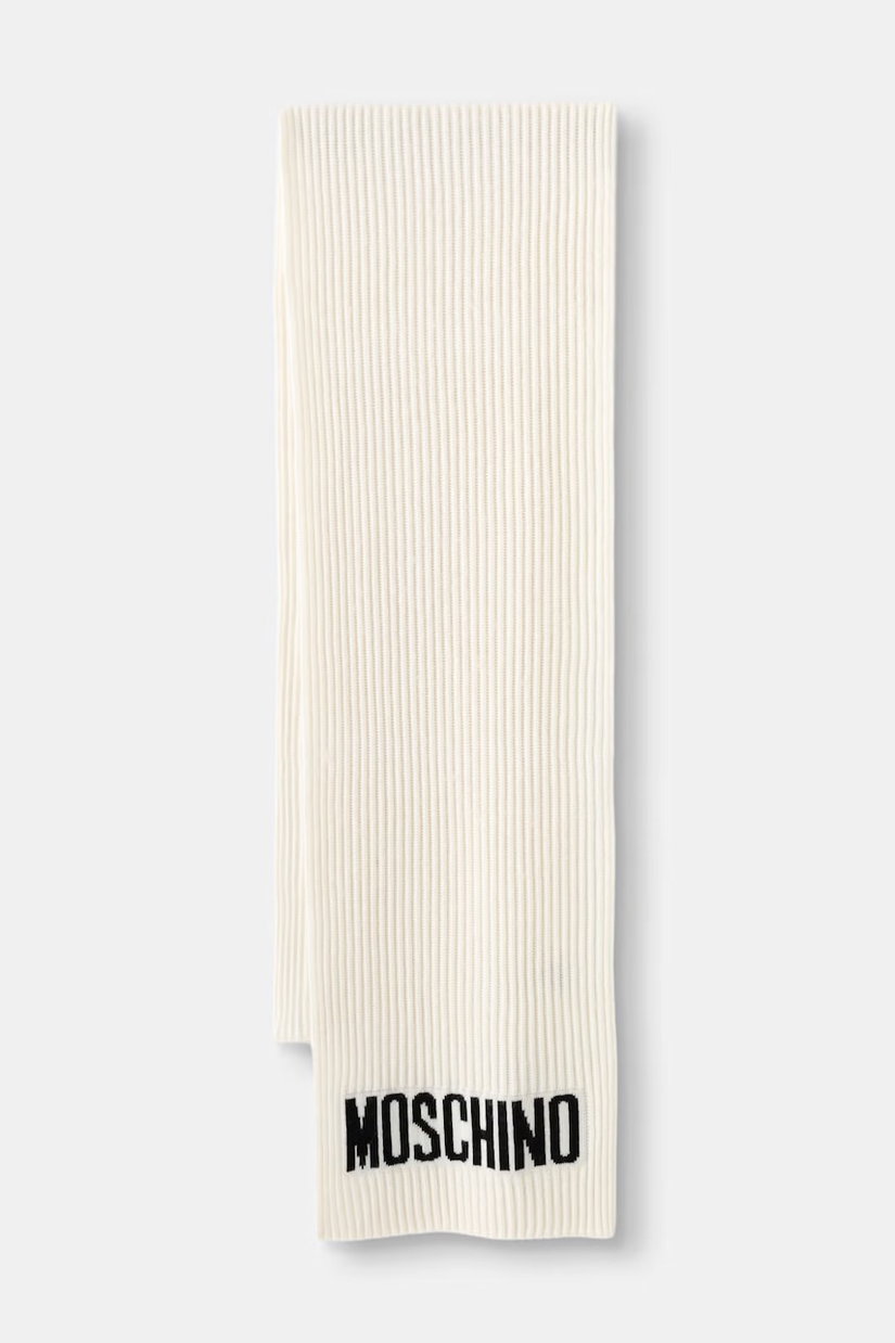 Moschino fular pentru bărbați cu lână