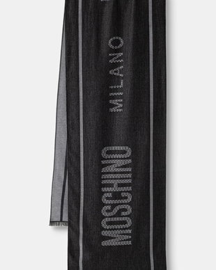 Moschino fular pentru bărbați cu lână