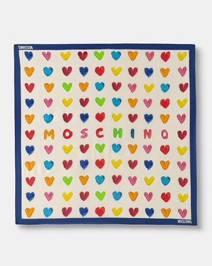 Moschino Foulard pentru femei de mătase