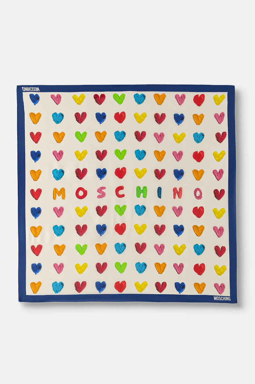 Moschino Foulard pentru femei de mătase