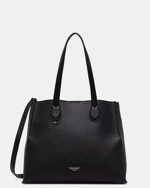 Twinset tote bag pentru femei cu imitație de piele