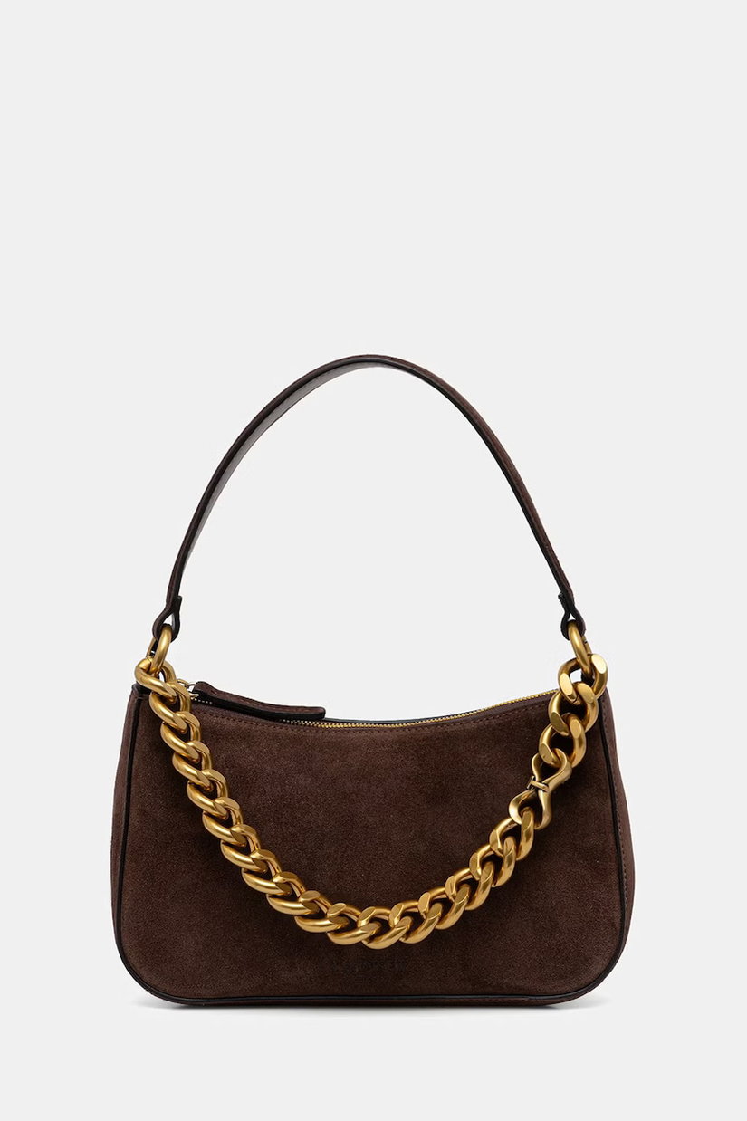 Twinset hobo bag pentru femei din piele întoarsă
