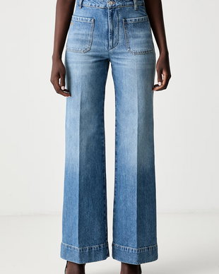 Victoria Beckham blugi wide leg Alina