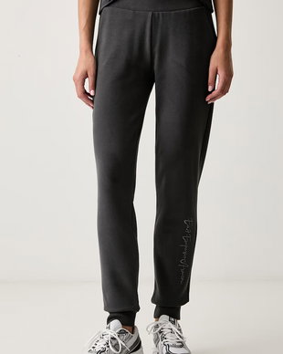 EA7 Emporio Armani pantaloni de trening pentru femei cu bumbac