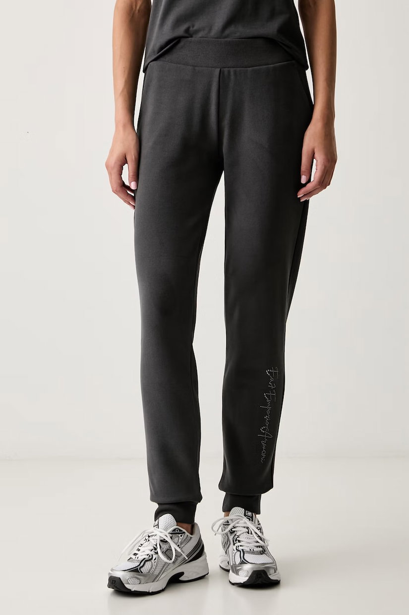 EA7 Emporio Armani  pantaloni de trening pentru femei cu bumbac