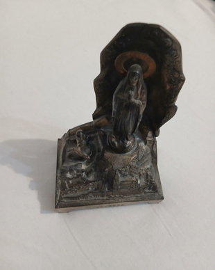 Raritate! Statuetă Muzicală Lourdes Vintage  Funcțională