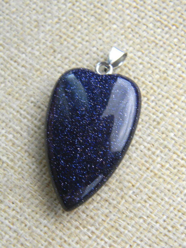 Pandantiv blue goldstone (M5)