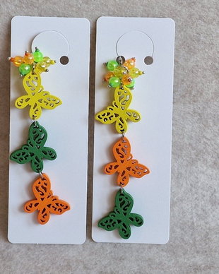Accesoriu fluturași colorați