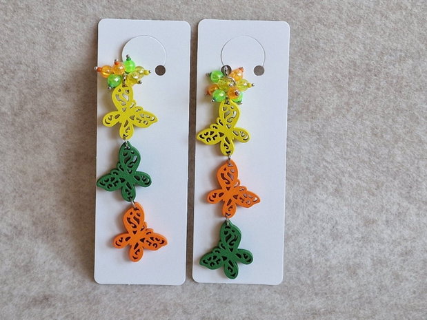 Accesoriu fluturași colorați