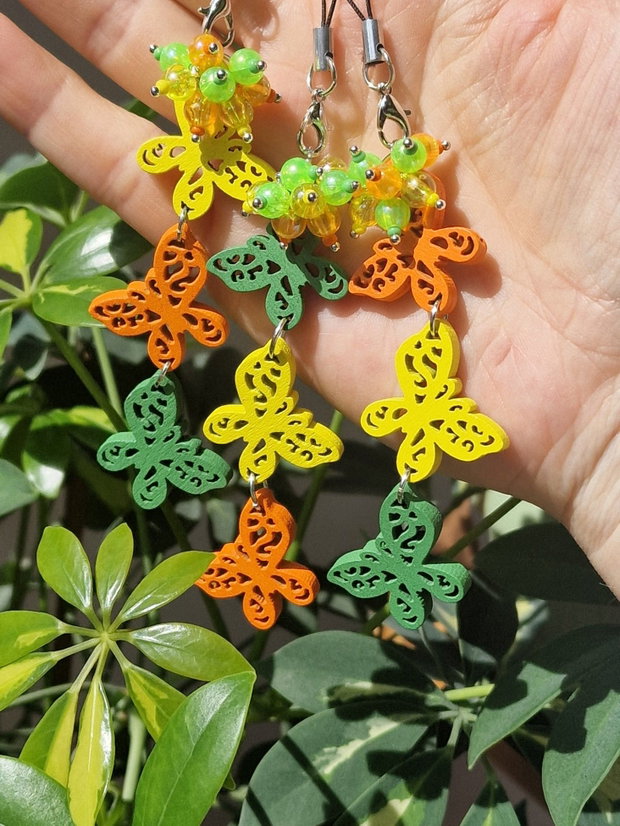 Accesoriu fluturași colorați