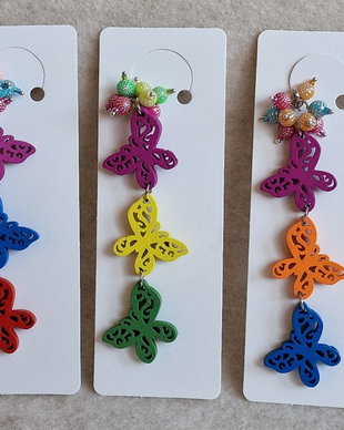 Accesoriu fluturași colorați