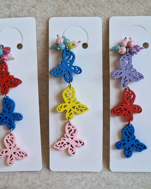 Accesoriu fluturași colorați