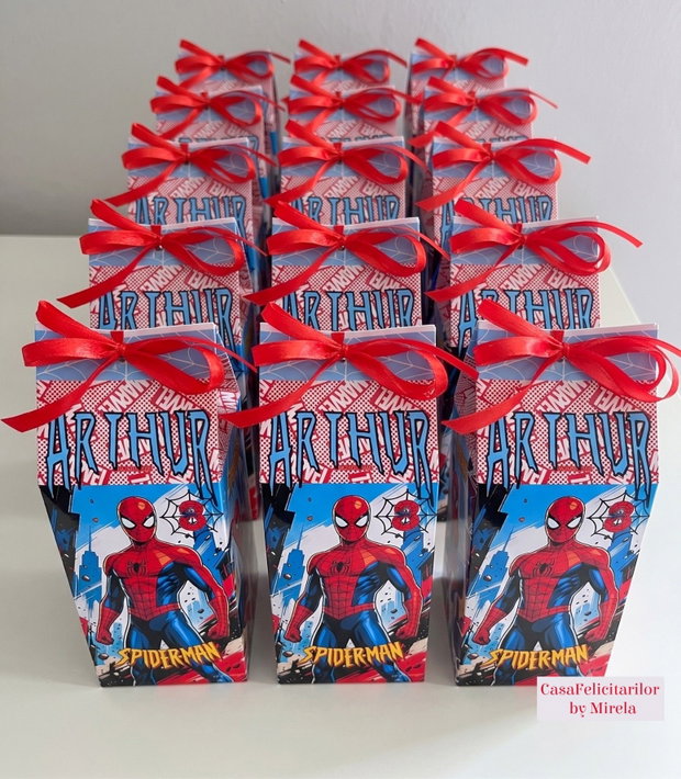 Cutii dulciuri Spiderman