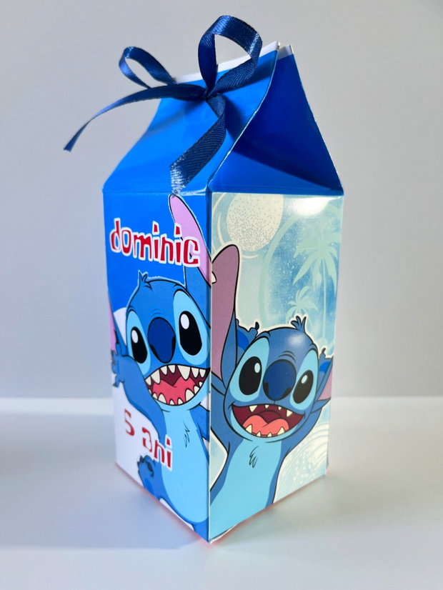 Cutii Stitch personalizate- pentru dulciuri, cadouri, suveniruri