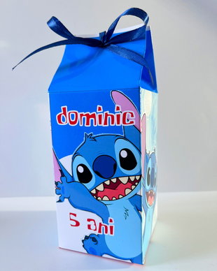 Cutii Stitch personalizate- pentru dulciuri, cadouri, suveniruri