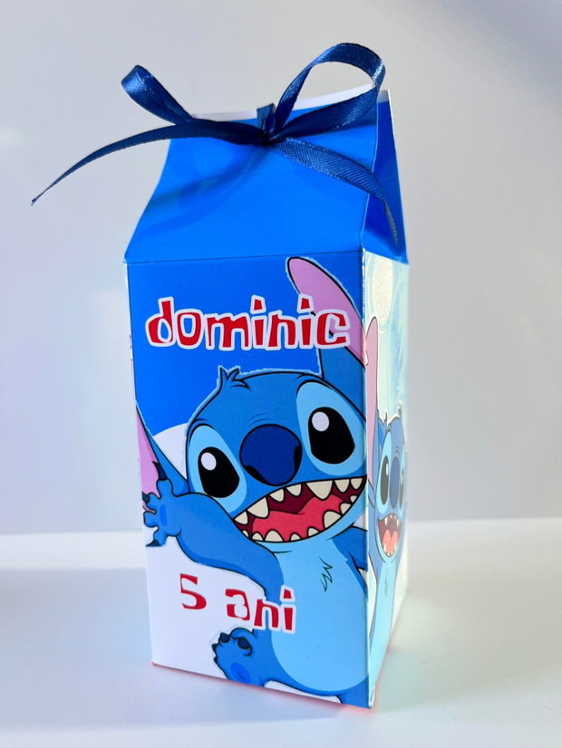 Cutii Stitch personalizate- pentru dulciuri, cadouri, suveniruri