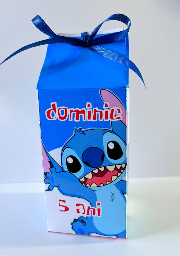 Cutii Stitch personalizate- pentru dulciuri, cadouri, suveniruri