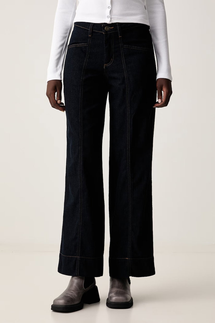 Guess Jeans blugi wide leg pentru femei