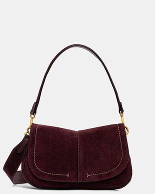 Gianni Chiarini geantă crossbody pentru femei din piele întoarsă HELENA ROUND