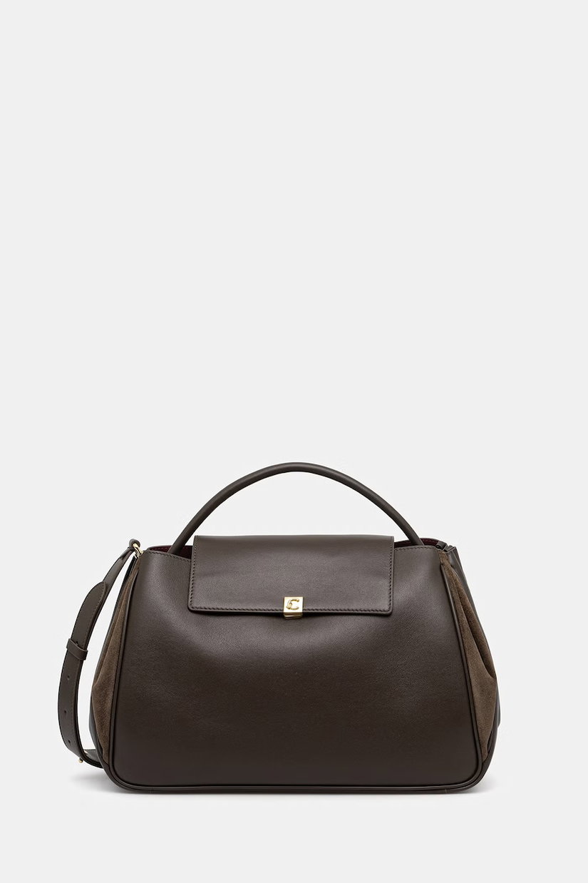 Coccinelle geantă crossbody pentru femei din piele