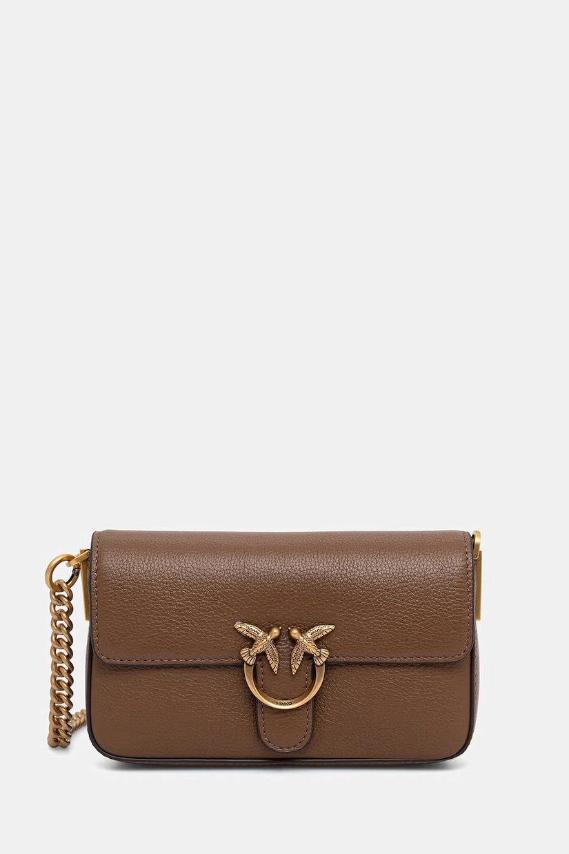 Pinko geantă crossbody pentru femei din piele