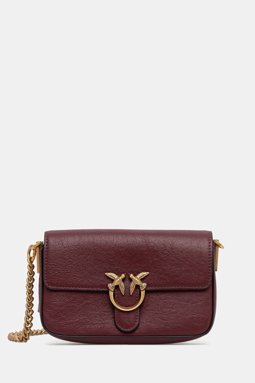 Pinko geantă crossbody pentru femei din piele