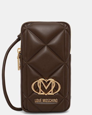 Love Moschino husă pentru telefon pentru femei cu imitație de piele