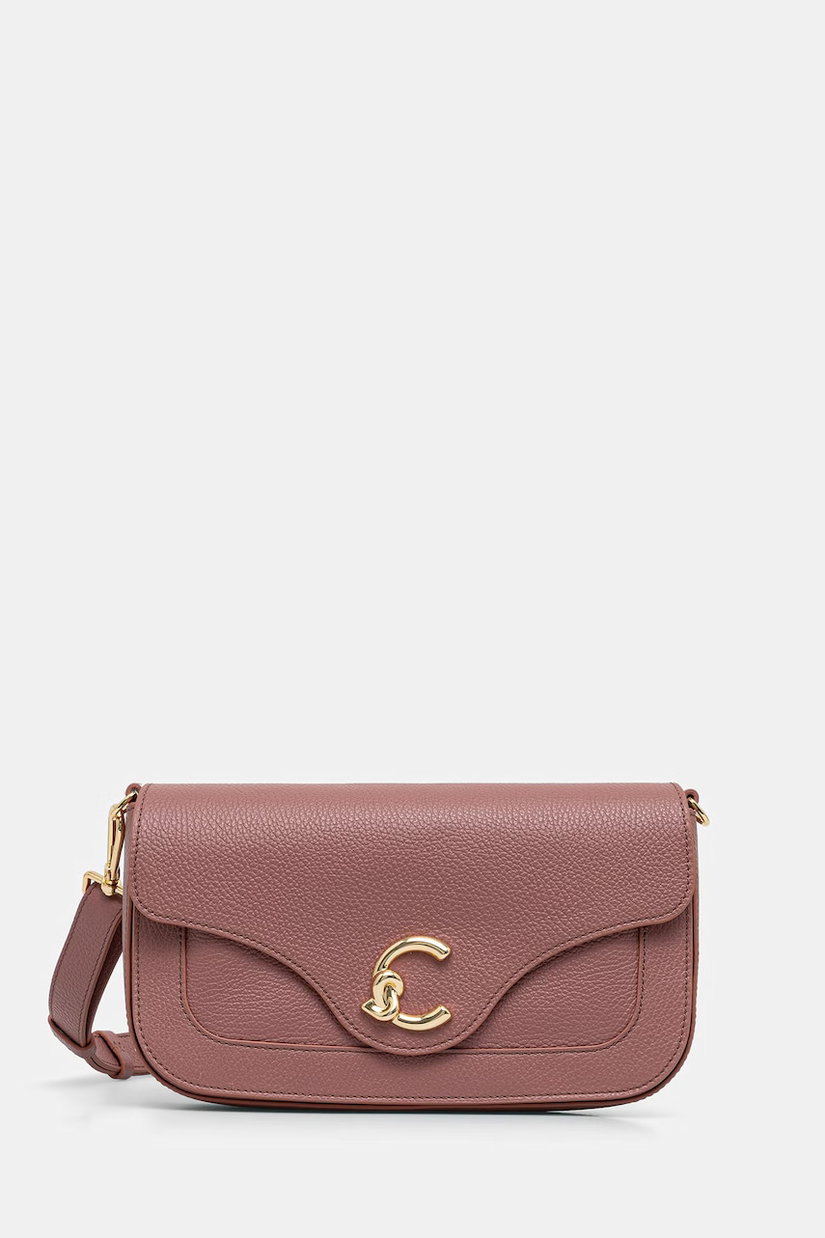 Coccinelle geantă crossbody pentru femei din piele
