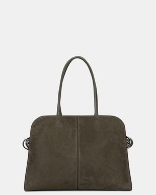 BOSS geantă shopper pentru femei cu imitație de piele întoarsă Clarice Tote SU