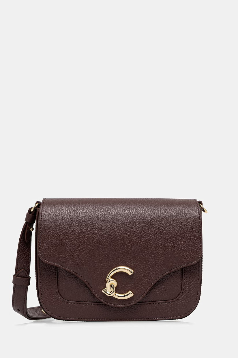 Coccinelle geantă crossbody pentru femei din piele