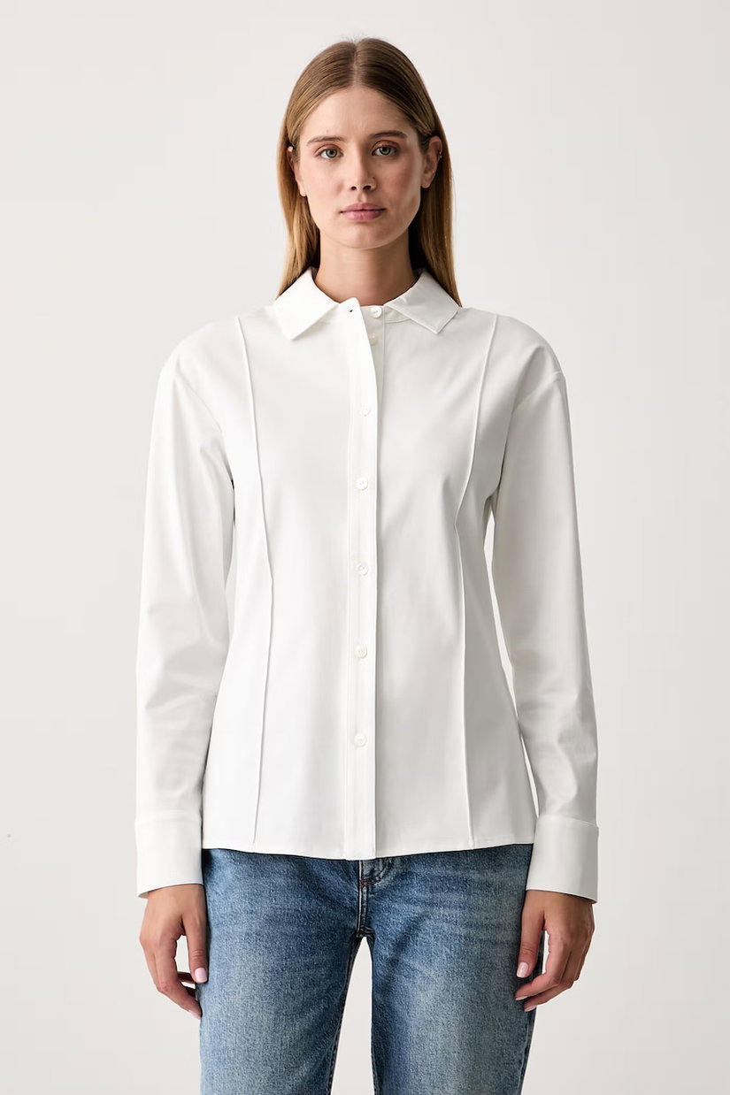 MM by Max Mara cămașă de damă din bumbac MMLBALENIO