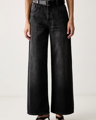 Liu Jo blugi wide leg pentru femei